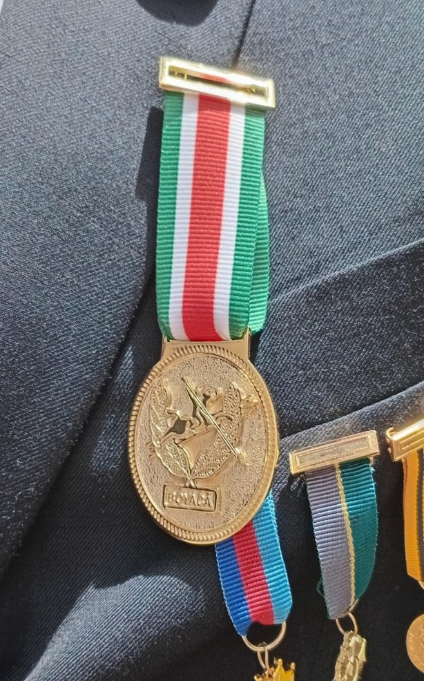 Veteranos ASOVEMON en la Plaza de Bolívar de Tunja
